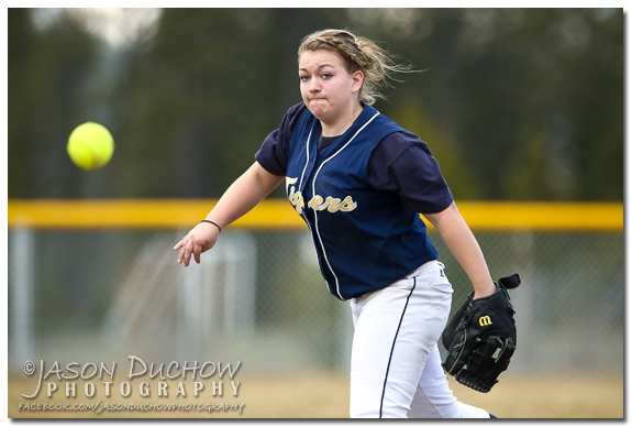 Photo by Bonners Ferry Photographer Jason Duchow of the IML Softball Tournament at Timberlake Falls High School on March 29, 2013