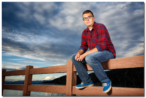 senior photo in sandpoint