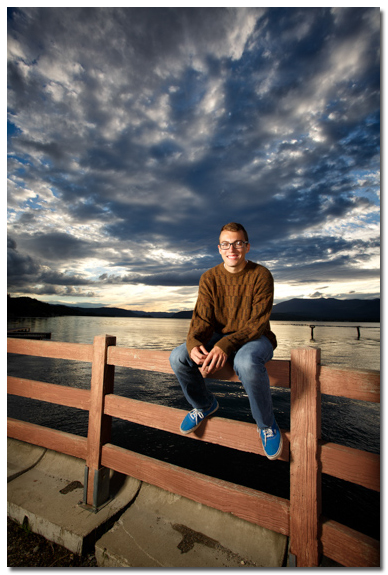 senior photo in sandpoint