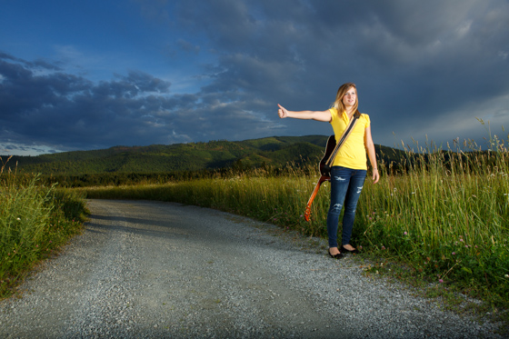 Daranie's senior portraits near Priest River Idaho