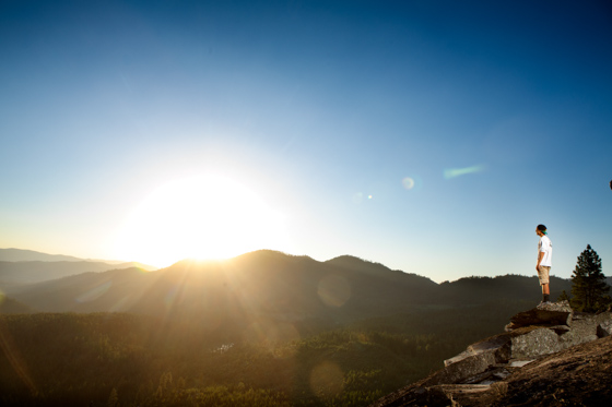 landscape senior portrait