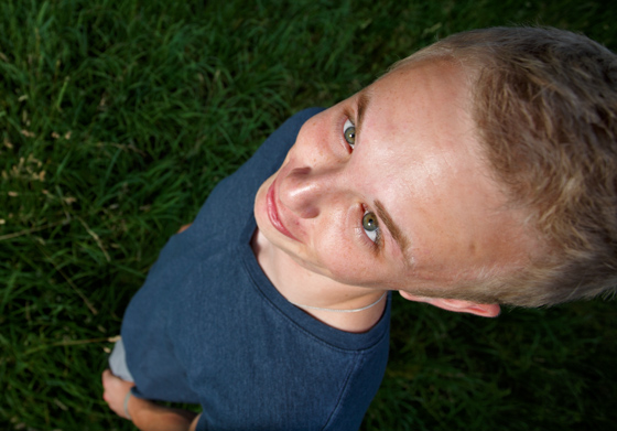 Intentionally goofy portraits called Bobble Head Portraits taken by Jason Duchow with a wide angle lens on a full frame camera.