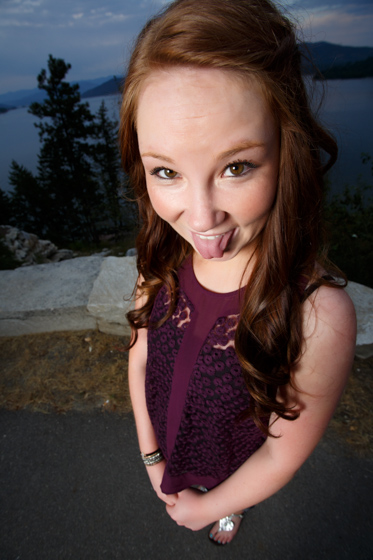 Intentionally goofy portraits called Bobble Head Portraits taken by Jason Duchow with a wide angle lens on a full frame camera.