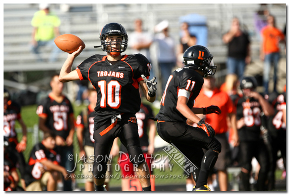 Varsity and Junior Varsity football between Graham Kapowsin and Post Falls High School