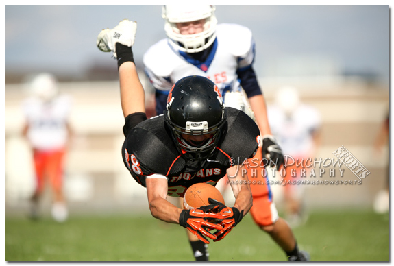 Varsity and Junior Varsity football between Graham Kapowsin and Post Falls High School