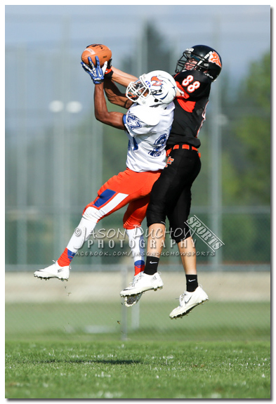 Varsity and Junior Varsity football between Graham Kapowsin and Post Falls High School