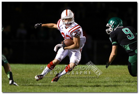 Varsity football between Sandpoint and  East Valley High School in Spokane Valley.