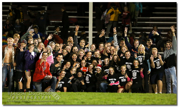 Image from the 2013 Sandpoint High School Powder Puff Football games