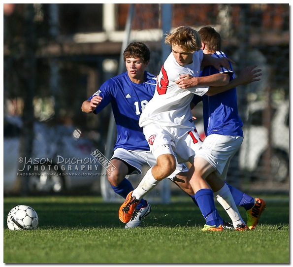 Varsity boys soccer between Sandpoint High School and Coeur d'Alene High School