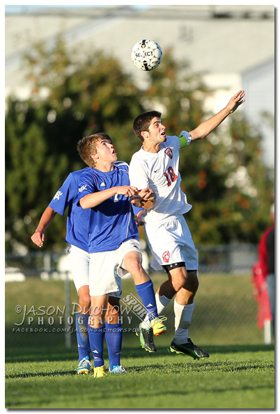 Varsity boys soccer between Sandpoint High School and Coeur d'Alene High School