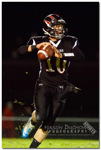 Football between the Lake City High School JV team and the Newport Varsity team